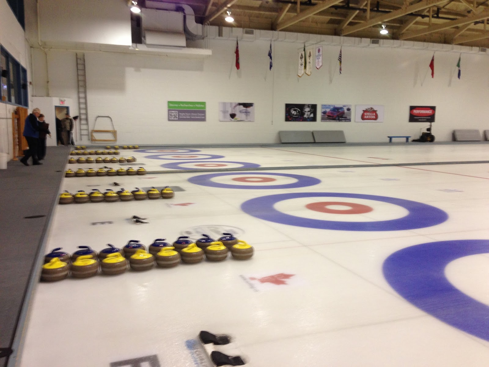 Une famille nantaise à Montréal... Curling... et printemps